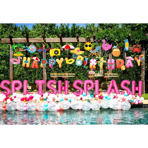 Complete Set of Water Birthday Party Decorations