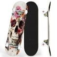thumbnail image 1 of Complete Skateboards for Beginners,7 Layer Canadian Maple Double Kick Deck,31''Pro Cruiser Human Skate Board, 1 of 5