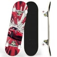 thumbnail image 1 of Complete Skateboards for Beginners,7 Layer Canadian Maple Double Kick Deck,31''Pro Cruiser Japanese skate Board, 1 of 5