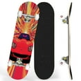 thumbnail image 1 of Complete Skateboards for Beginners,7 Layer Canadian Maple Double Kick Deck,31''Pro Cruiser Japanese skate Board, 1 of 5