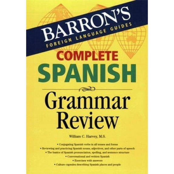 Pre-Owned Complete Spanish Grammar Review (Barron's Foreign Language Guides) (Spanish Edition), 9780764133756, 0764133756, Paperback,