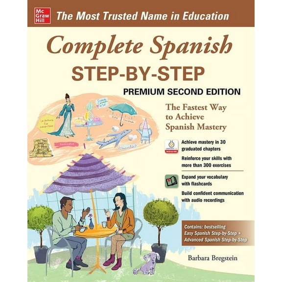 Complete Spanish Step-By-Step, Premium Second Edition (Paperback)