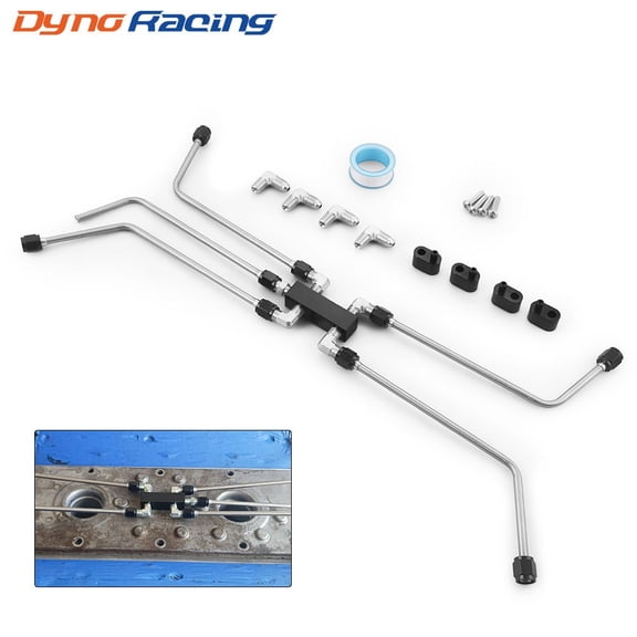 Complete Stainless Steel Coolant Crossover Steam Vent Kit for LS1 LS2 LS3 LS6