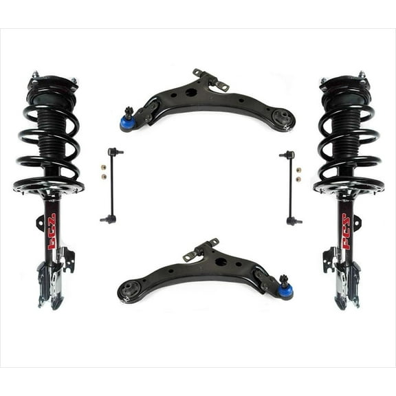 Complete Strut Assembly Lower Control Arms & Sway Bar Links Fits Venza 09-16