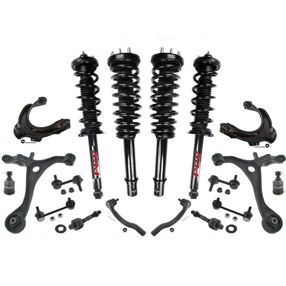 Complete Strut & Coil Spring Assem Control Arm Tie Rods For Acura TSX 18Pc 04-08