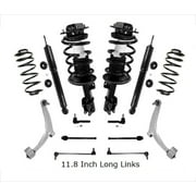 Complete Struts Assembly + Shocks & Coil Springs & Control Arms For 08-10 Malibu