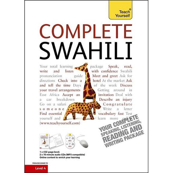 Pre-Owned Complete Swahili Beginner to Intermediate Course : Learn to read, write, speak and understand a new language (Edition 1) (Multiple copy pack)