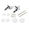 Complete Toilet Lid Hinge Repair Kit with Tools for Easy Replacement