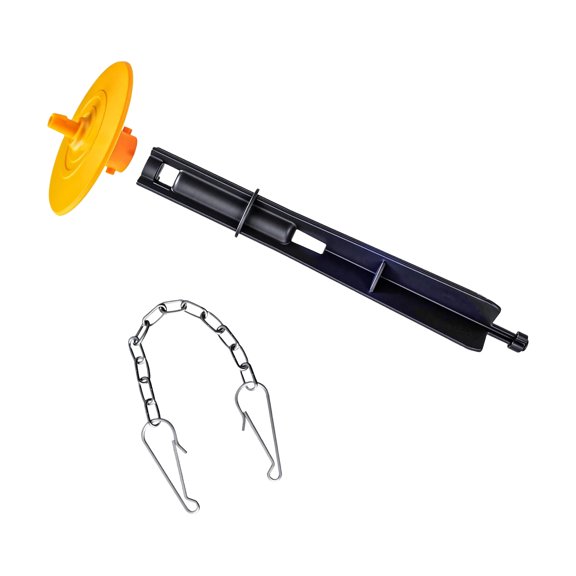 Complete Toilet Valves Replacement Components Set General Single Flush Tanks Strong Plastic Cover Track Chain