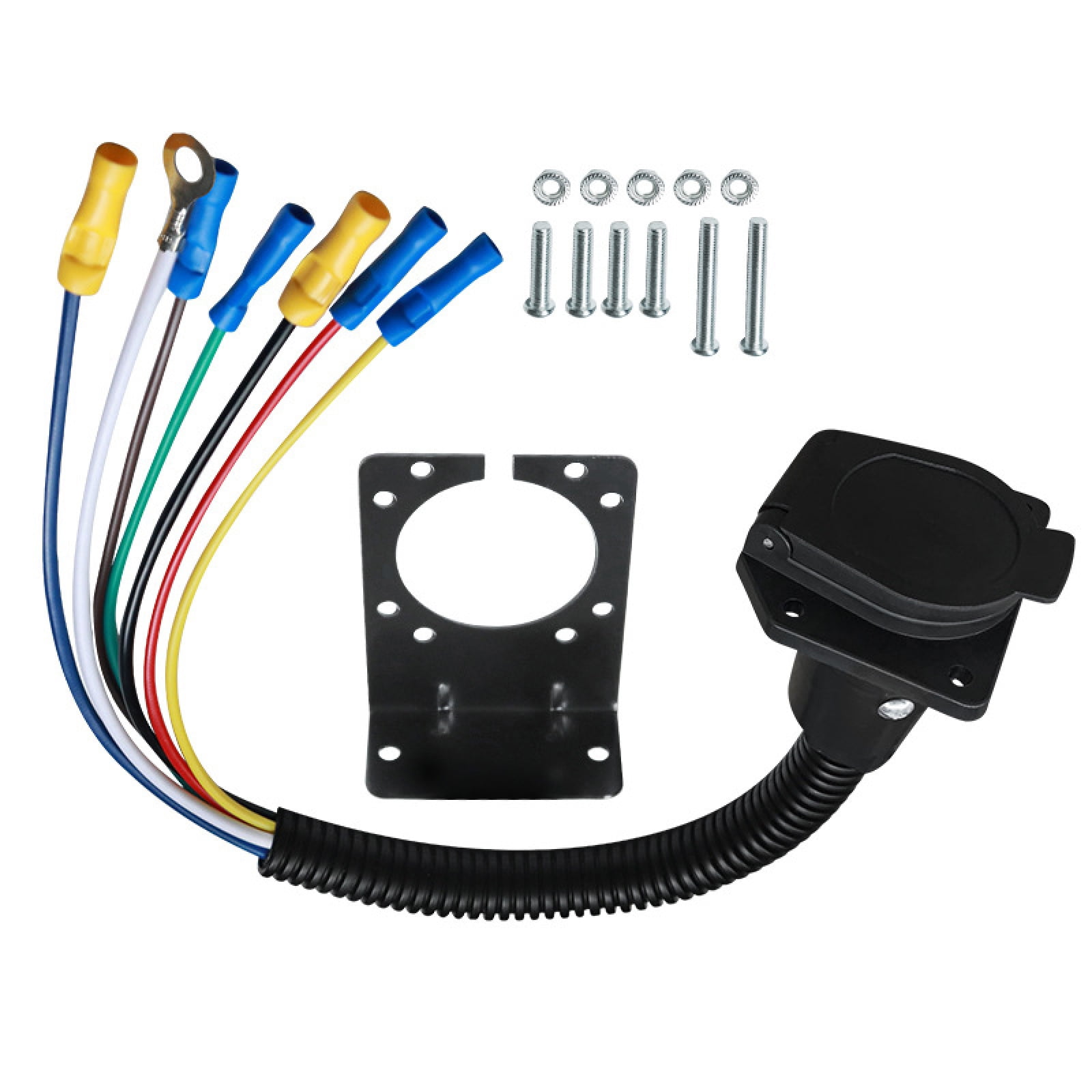 Complete Trailer Wiring Solution 7Pin Connector Simple Setup for