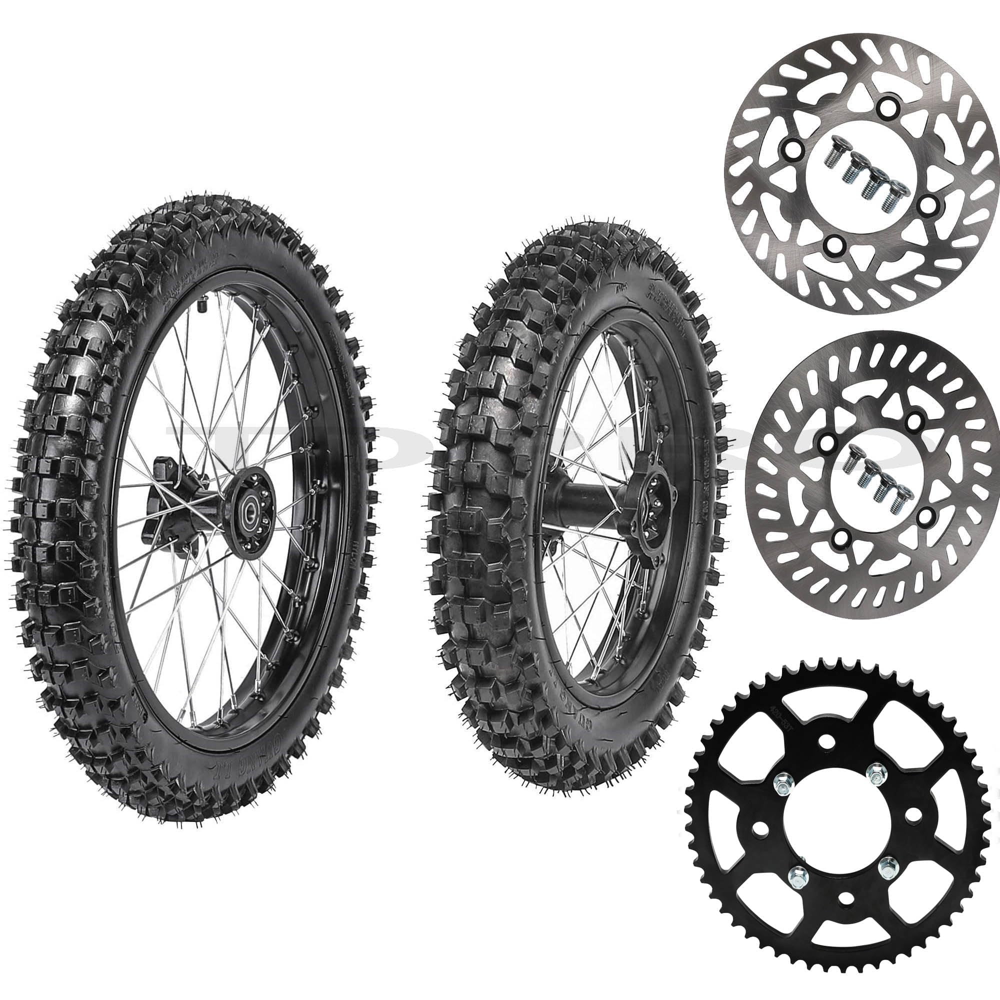 Offroad Front Tire Tube – 70/100-17, Fits Dirt Pit Bikes From Yamaha, Suzuki, Kawasaki