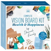 Elevate Complete Vision Board Kit - Health & Happiness - Wellness Goal-Setting Set, Workbook, Prompt Cards, Cork Tiles & Pins by Shannah Kennedy