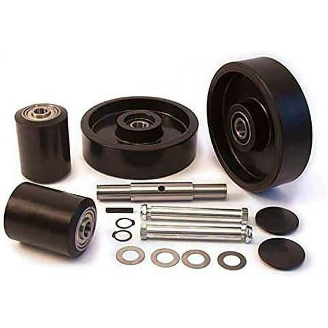 Complete Wheel Kit For Manual Pallet Jack Fits Lift Rite, Model Titan Series