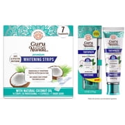 GuruNanda Whitening System Bundle, 7-Day Treatment Whitening Strips & Whitening Toothpaste with Neem