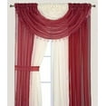thumbnail image 1 of Complete Window Sheer Curtain Panel Set with 4 Panels 55x84" Each and 2 Valances with Beads and 2 Tiebacks - Multicolor Black and White, 1 of 7