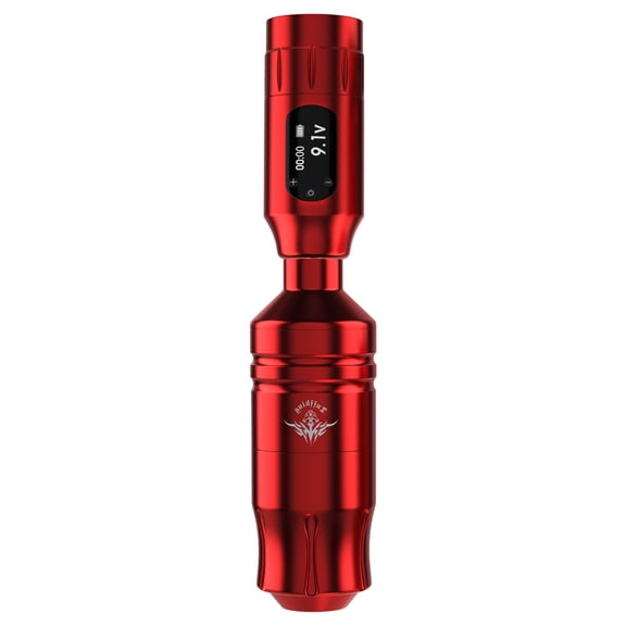 Complete Wireless Tättoo Kit - Rotary Tättoo Pen System with OLED Power Supply RCA Interface Adjustable Voltage Machine Set for Professional Tättoo Artists