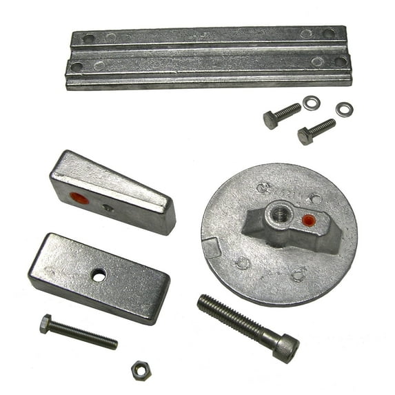 Complete Zinc Anode Kit Fits Mercury Verado 4 And Optimax Outboards US Military Grade Zinc Kit Replaces 8M010755, CMVERDO4KIT, 95111, 18-6156