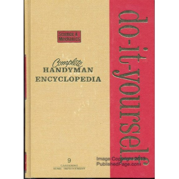 Pre-Owned Complete handyman do-it-yourself encyclopedia: A compilation of special interest projects and manuals for the repair and care of homes, autos, appli... (Loose Leaf) 0874757002 9780874757002