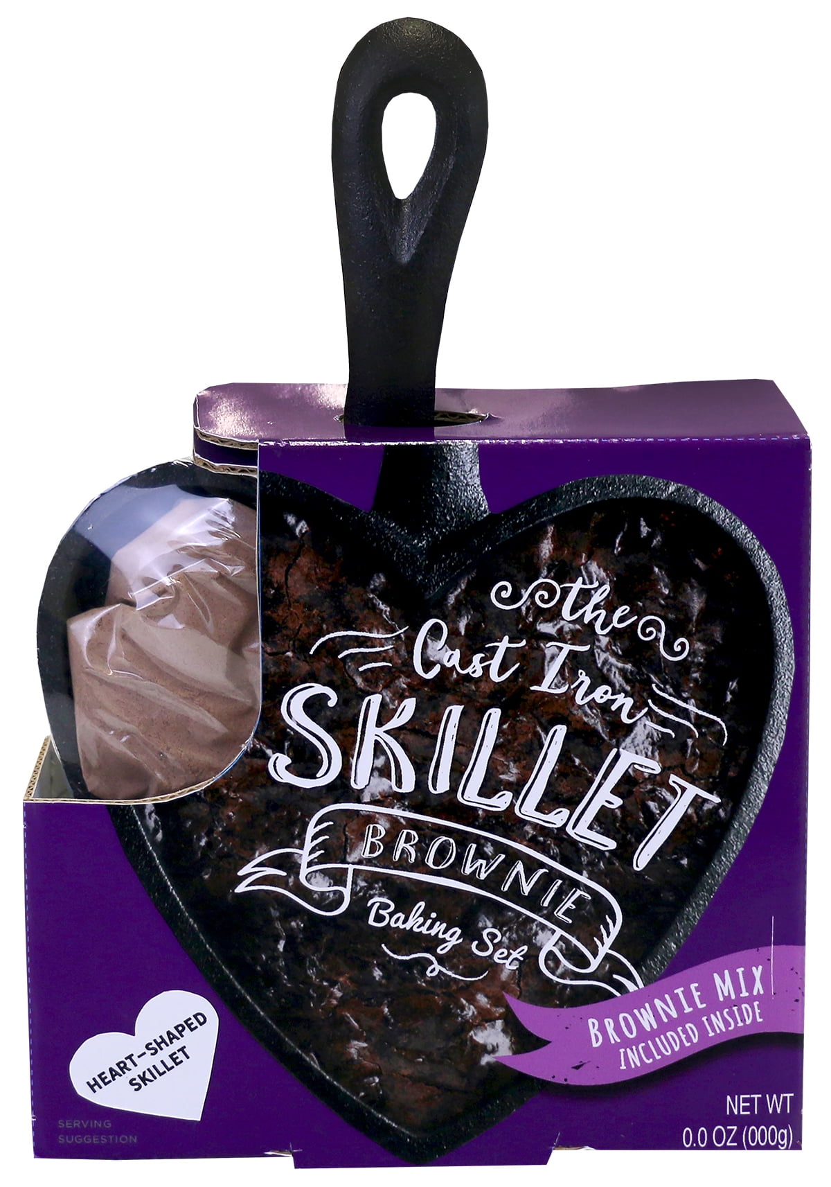 Complete with Brownie Mix and HeartShaped Cast Iron Skillet