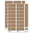 thumbnail image 1 of Completed Double Line Border Sticker Set - Brown - Matte Finish - 2.00" Large, 1 of 7
