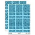 thumbnail image 1 of Completed Double Line Border Sticker Set - Light Blue - Matte Finish - 1.75" Medium, 1 of 7