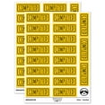 thumbnail image 1 of Completed Double Line Border Sticker Set - Yellow - Gloss Finish - 2.00" Large, 1 of 7