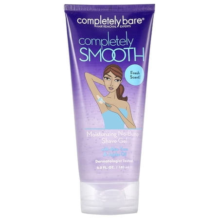Completely Bare Completely Smooth Moisturizing No-Bump Shave Gel, 6 oz