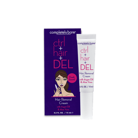 Completely Bare Ctrl + Hair + Del Targeted Hair Removal Cream, .5FL OZ