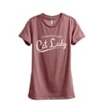 thumbnail image 1 of Completely Sane Cat Lady Women's Fashion Relaxed T-Shirt Tee Heather Rouge Large, 1 of 3
