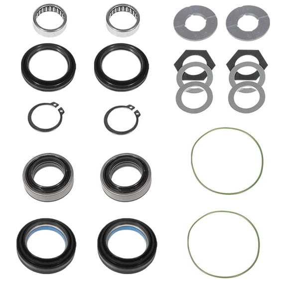 Completes Inner Tube Seal & Needle Bearing Snaps Rings Outer Axles Dust Seal Replacement Suitable for F350 F450 F550