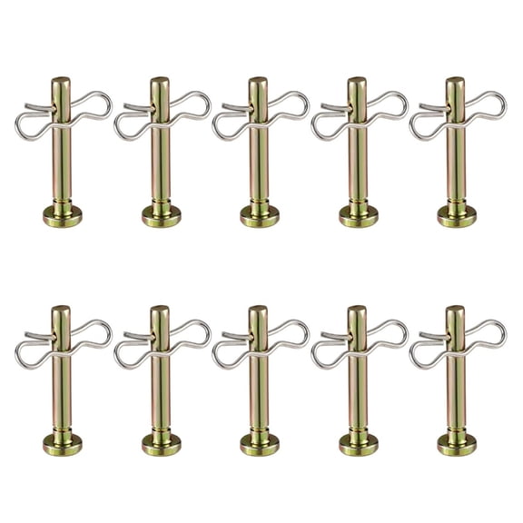 Completes Set Of 10 Shear Pin and 10 Cotter Pin for Snow Blowers for Multiple Brands