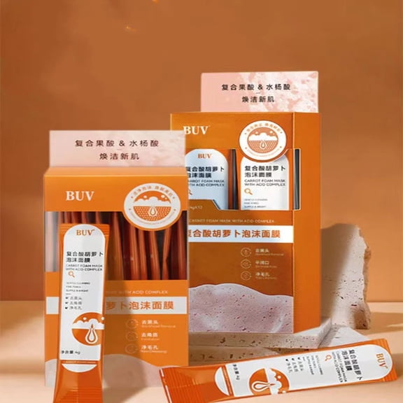 Complex Carotene Foam Mask For Deep Cleansing