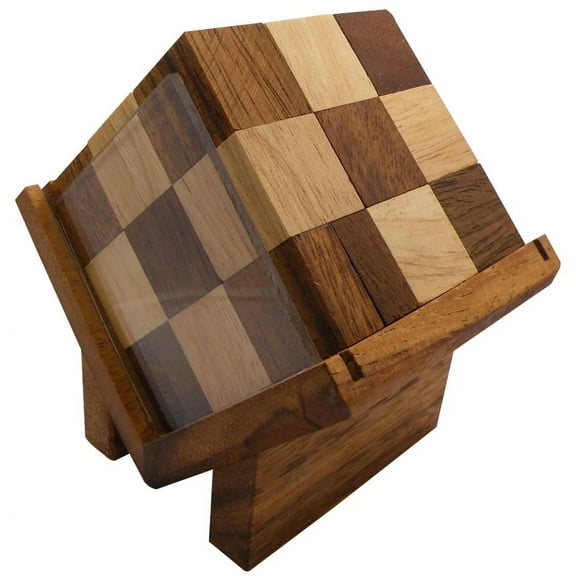 Complex Cube - Brain Teaser Wooden Puzzle
