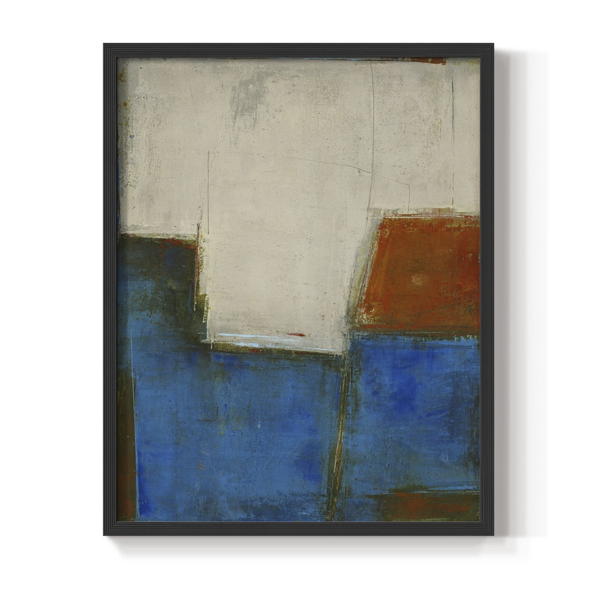 Complex Thought Framed Print in Black Solid Wood Framed Print No Nail Hanging