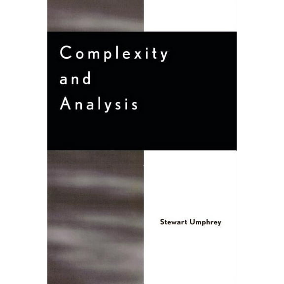 Complexity and Analysis, (Paperback)
