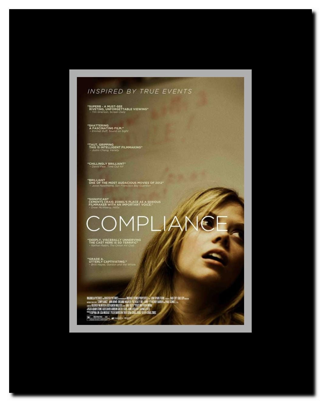 Compliance Framed Movie Poster