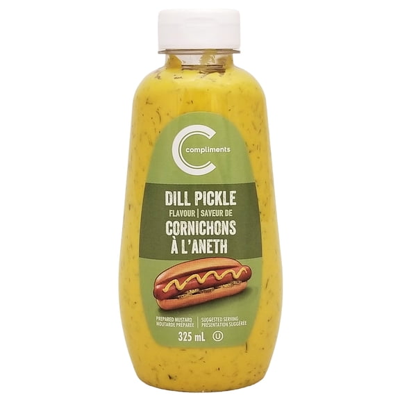 Compliments Dill Pickle Mustard Sauce Condiment 325ml (11oz)