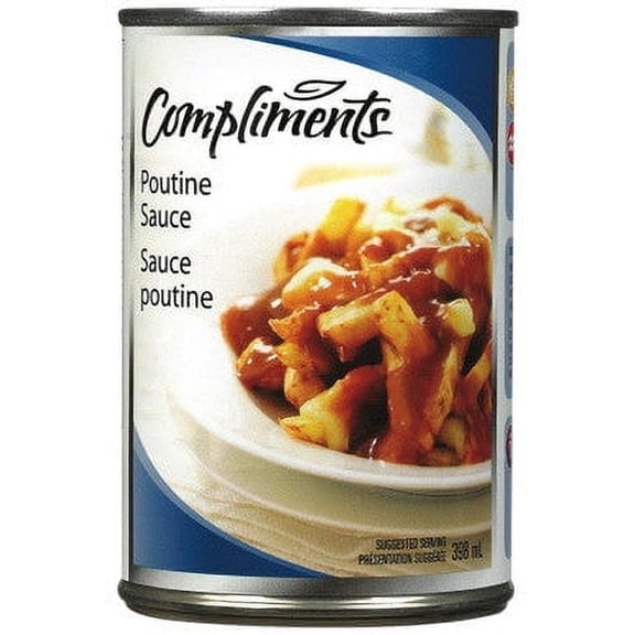 Compliments Poutine Gravy Sauce 398ml/13.5oz