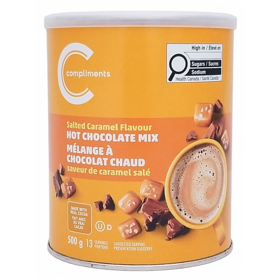 Compliments Salted Caramel Instant Hot Chocolate Mix 500g - Premium Cocoa