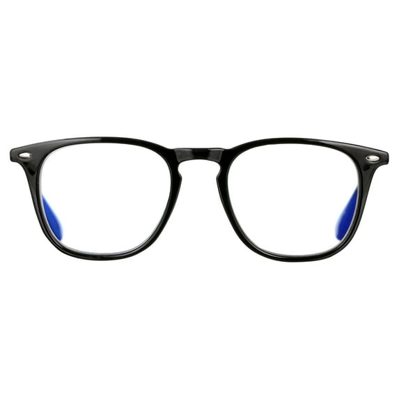 Compliments by DIFF Eyewear Griffin Blue Light Reading Glasses Black +2.0