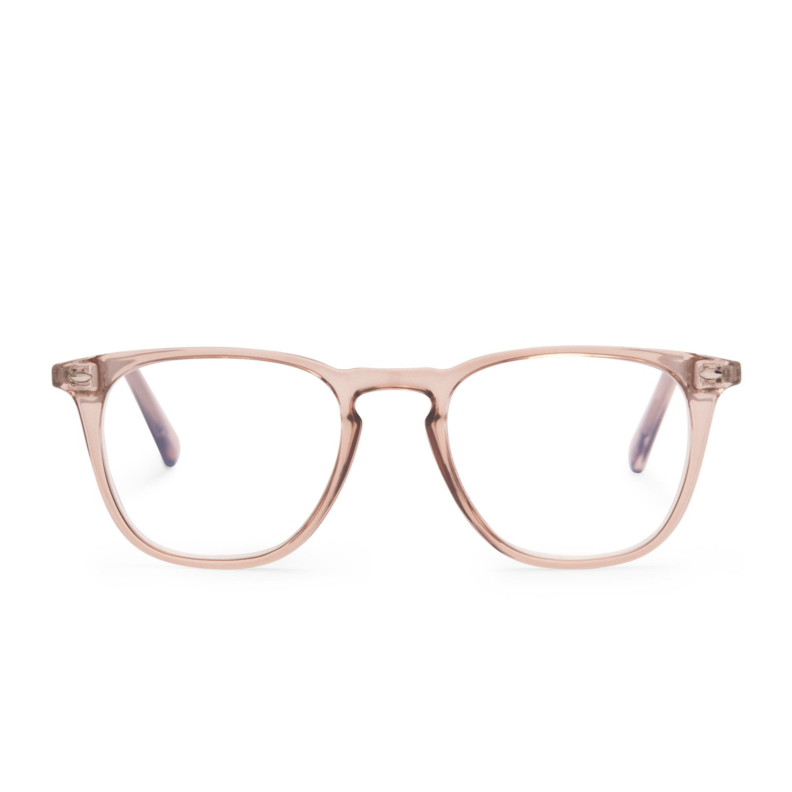 Compliments by DIFF Eyewear Griffin Blue Light Reading Glasses Vintage Crystal +1.75