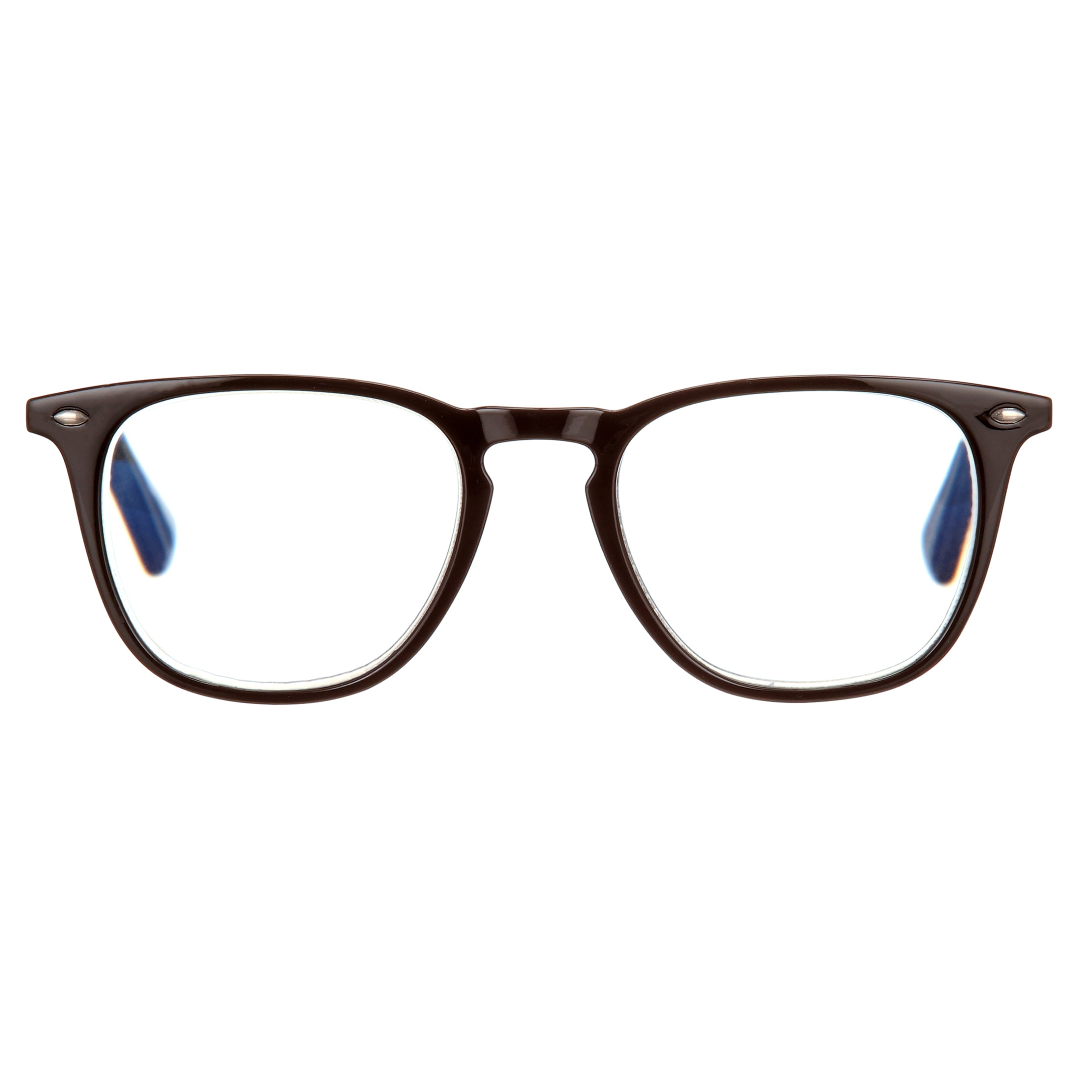 Compliments by DIFF Eyewear Griffin Blue Light Reading Glasses for Men Black +2.5