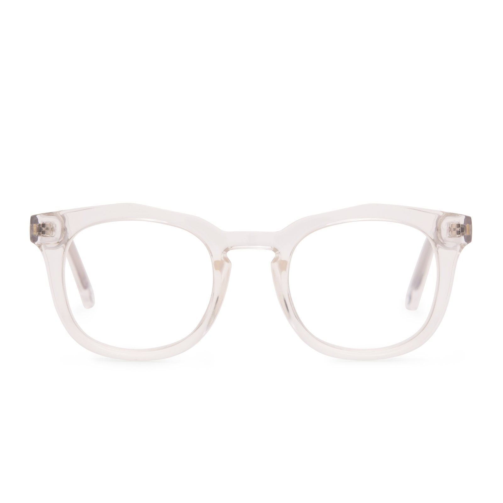 Compliments by DIFF Eyewear Rowan Blue Light Reading Glasses Clear Crystal +1.5