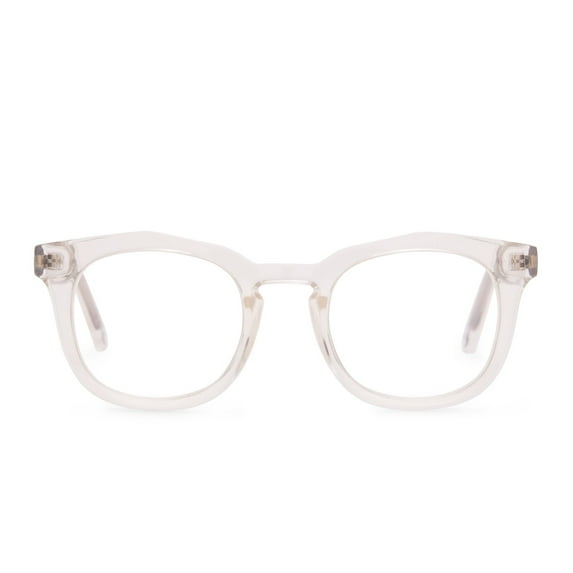 Compliments by DIFF Eyewear Rowan Blue Light Reading Glasses for Men and Women Clear Crystal +2.5