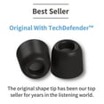 thumbnail image 1 of Comply 500 Series Foam Ear Tips with TechDefender: KZ, 64 Audio U-Series (ALL), Sennheiser IE100 Pro and More! Medium, 3-Pairs, Black, 1 of 3
