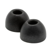 Comply TrueGrip Pro Foam Ear Tips for Beats Fit Pro, Studio Buds, Anker Soundcore Space A40 and More! Medium, 3-Pairs, Black