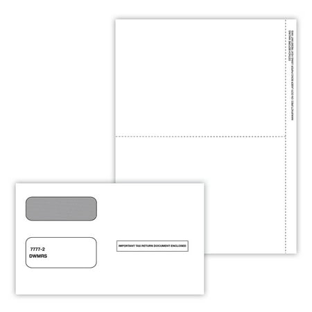 ComplyRight 2025 1099-MISC Tax Form Envelopes/Recipient Copy Only 3-Part 25/Pack (6112E25)