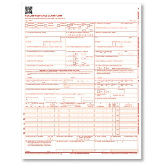 ComplyRight  CMS12LC250 CMS1500 Laser 250 - TFPCMS12LC250