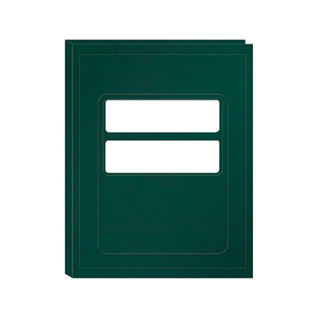 ComplyRight Double-Window Tax Presentation Folder Emerald Green 50/Pack (FG04)