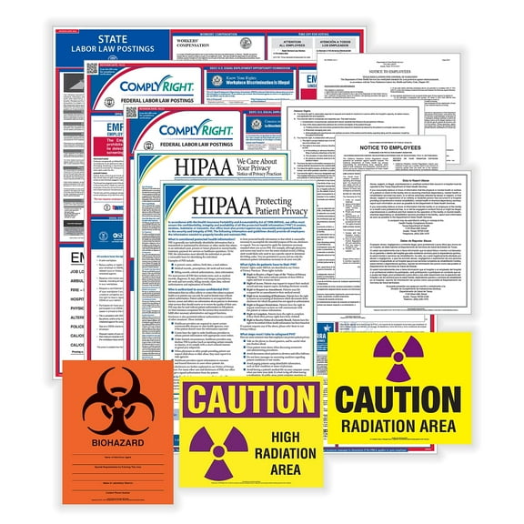 ComplyRight Federal (Bilingual) State and Healthcare (English) Labor Law 1-Year Poster Service